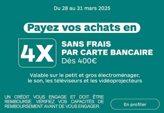 4X SANS FRAIS