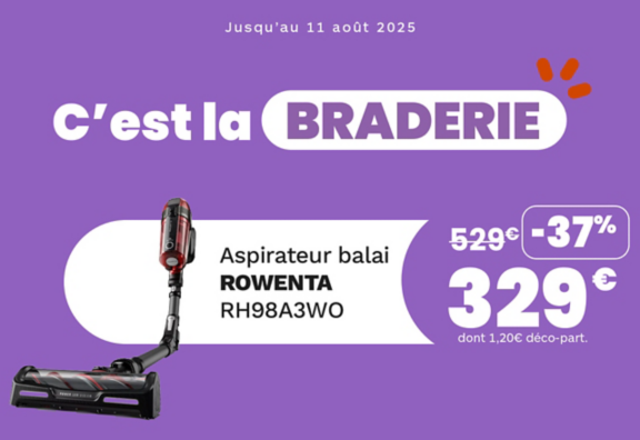 Aspirateur balai Rowenta