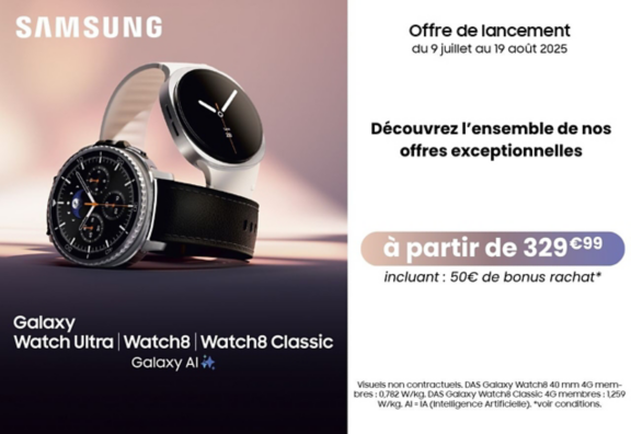 Nouveauté Galaxy Watch