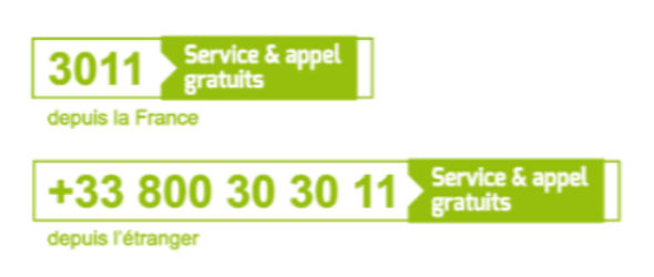 Appeler le +33 800 30 30 11
