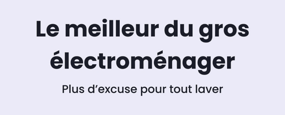 Le meilleur du gros électroménager