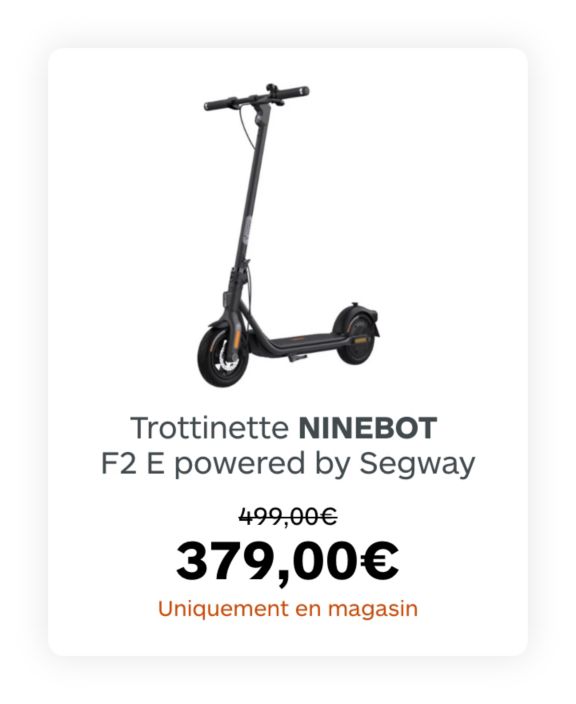 Trottinette NINEBOT